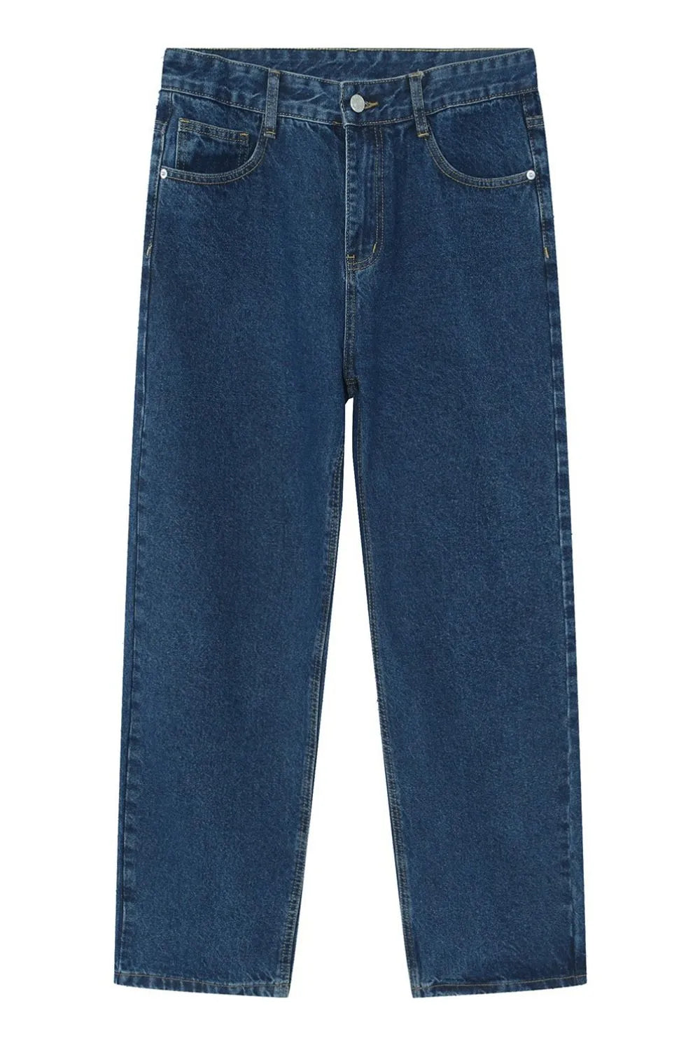 Straight Leg Jeans with Pockets Trendsi