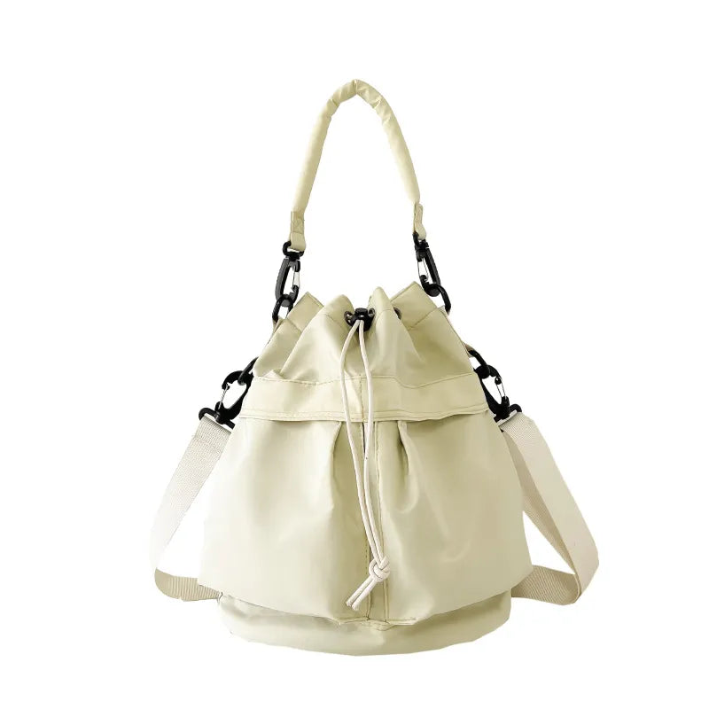Drawstring Nylon Bucket Bag Trendsi