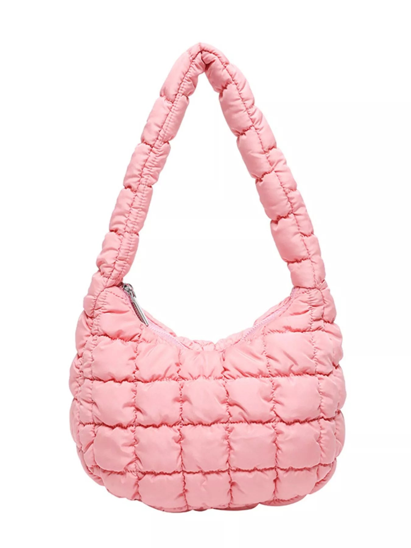 Quilted Ruched Shoulder Bag nicholesgifts
