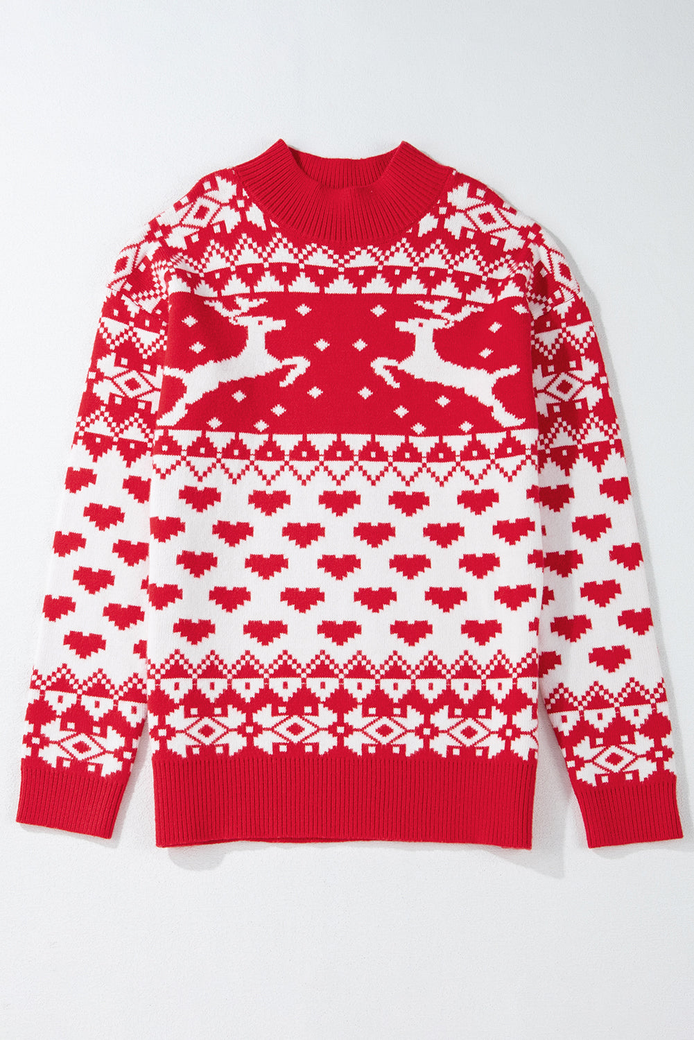 Christmas Element Turtleneck Long Sleeve Sweater NicholesGifts