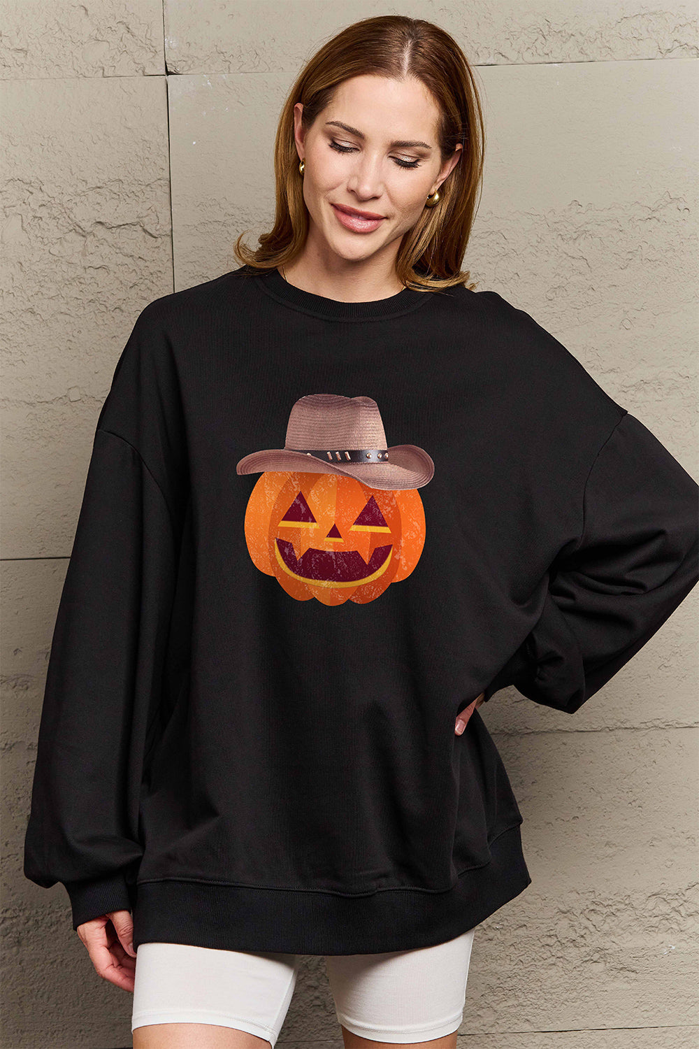 Simply Love Full Size Graphic Dropped Shoulder Sweatshirt NicholesGifts