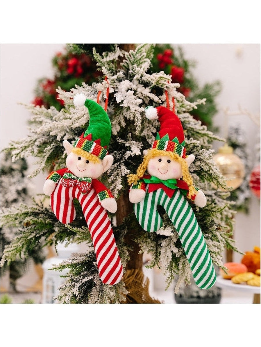 Christmas Candy Cane Hanging Ornament