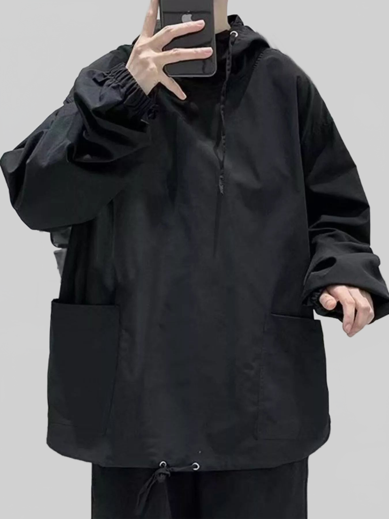 Men's Loose Fit Drawstring Hoodie nicholesgifts