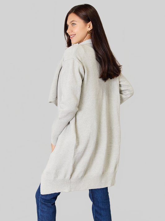 Women Angel Wings Open Front Duster Cardigan with Pockets nicholesgifts