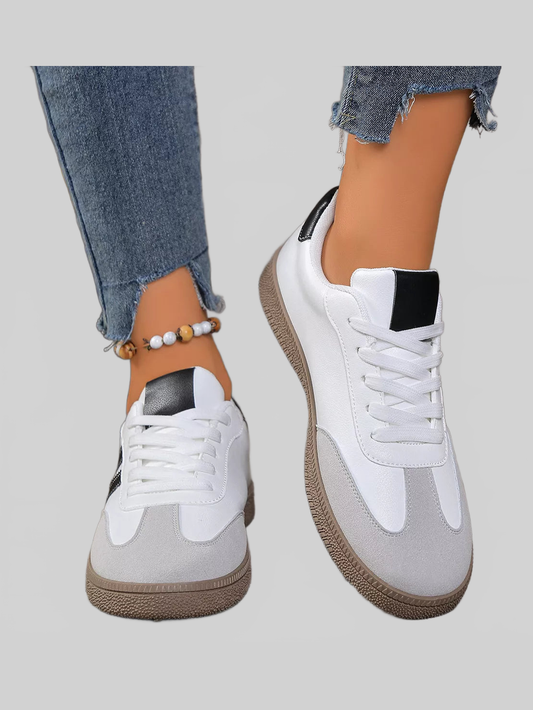 Women Lace Up Casual Sneakers nicholesgifts