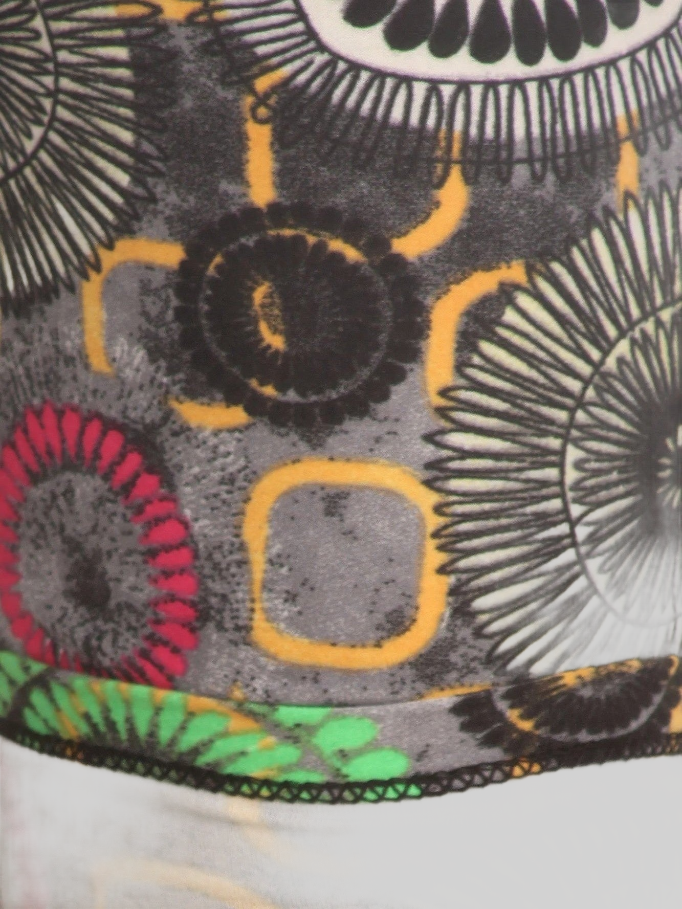 Plus Size Women Abstract Print, Full Length Leggings In A Slim Fitting Style With A Banded High Waist nicholesgifts