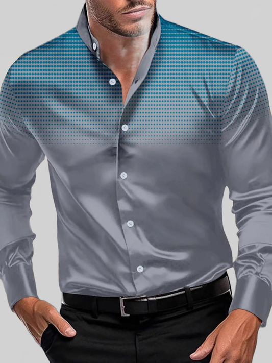 Men's Full Size Button Up Long Sleeve Shirt Plus Size nicholesgifts