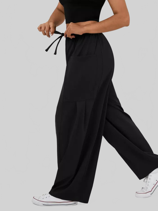 Women Relaxed Fit Drawstring Pants nicholesgifts