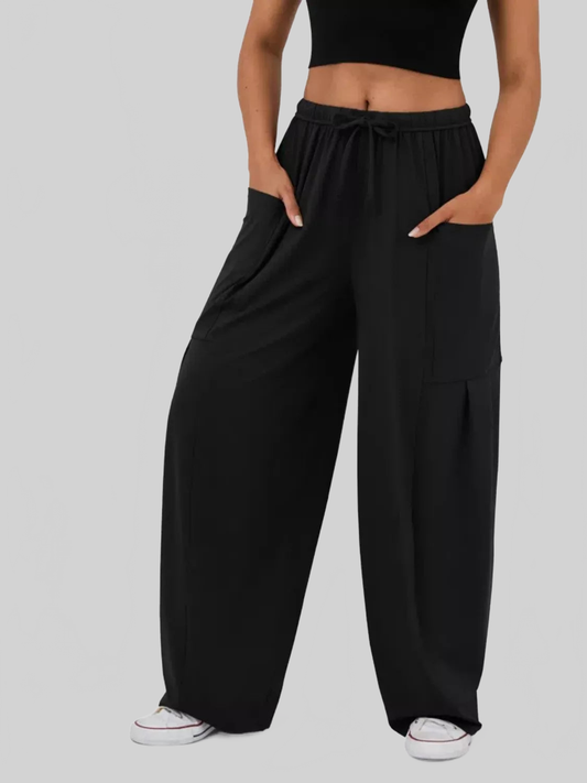 Women Relaxed Fit Drawstring Pants nicholesgifts