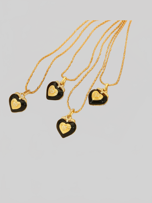 Titanium Steel Heart Shape Necklace nicholesgifts