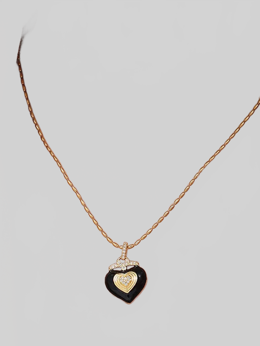 Titanium Steel Heart Shape Necklace nicholesgifts