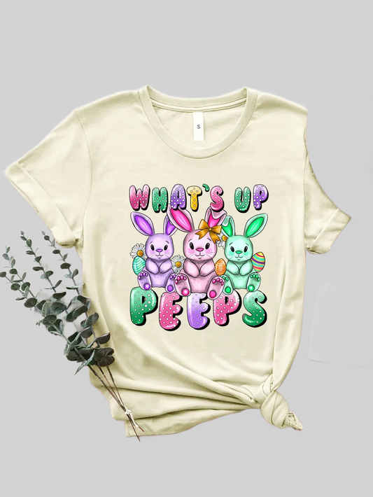 Graphic Round Neck Short Sleeve T-Shirt Trendsi