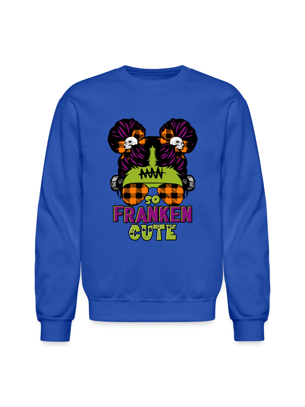Women's So Franken Cute Halloween Crewneck Sweatshirt