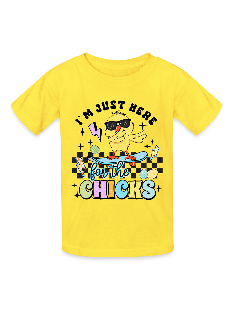 Boys I'm just here for the Chicks Easter T-Shirt