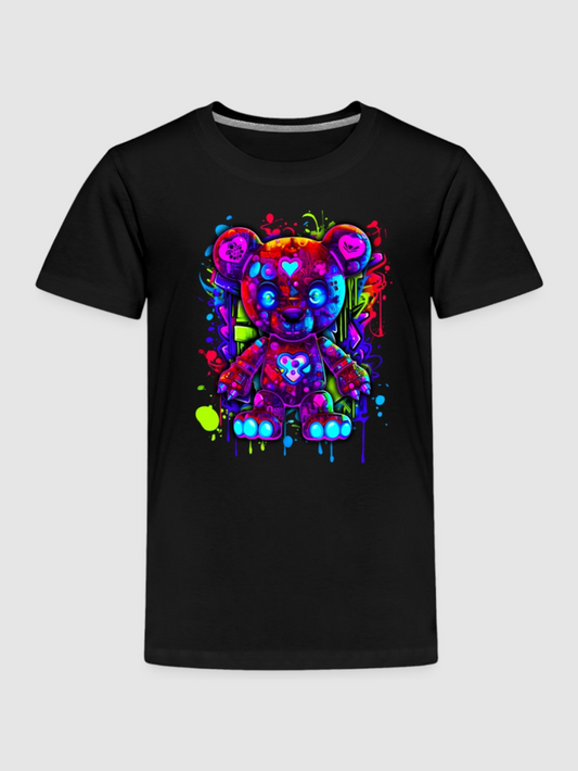 Toddler Boys Color Splash Short Sleeve Crewneck T-Shirt nicholesgifts