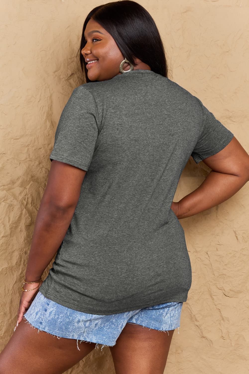 Women Full Size Halloween Theme Graphic Cotton T-Shirt NicholesGifts