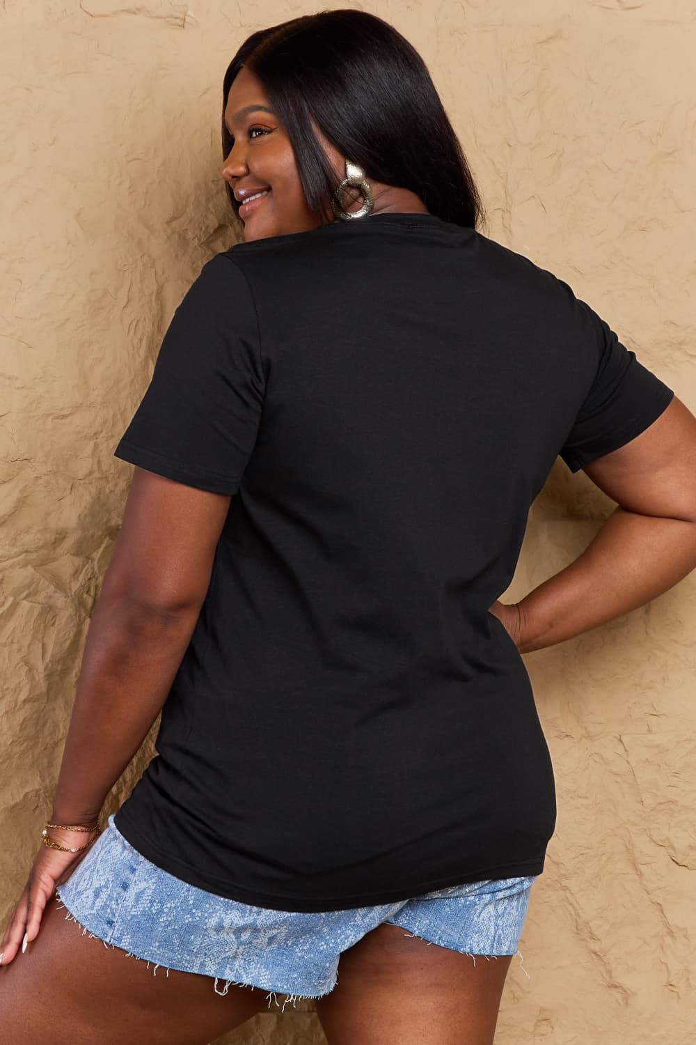 Women Full Size Halloween Theme Graphic Cotton T-Shirt NicholesGifts