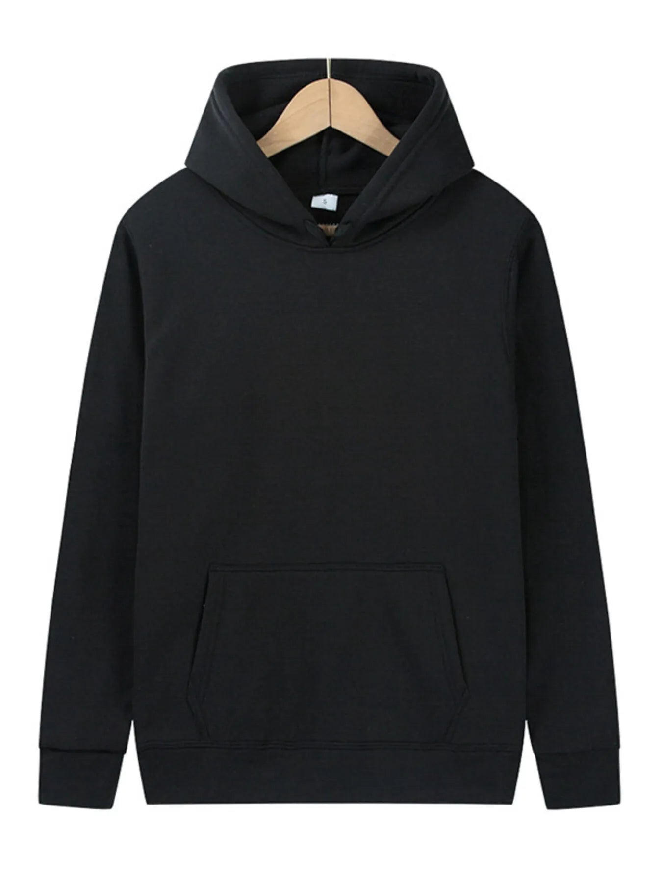 Men's Full Size Kangaroo Pocket Long Sleeve Hoodie Plus Size NicholesGifts