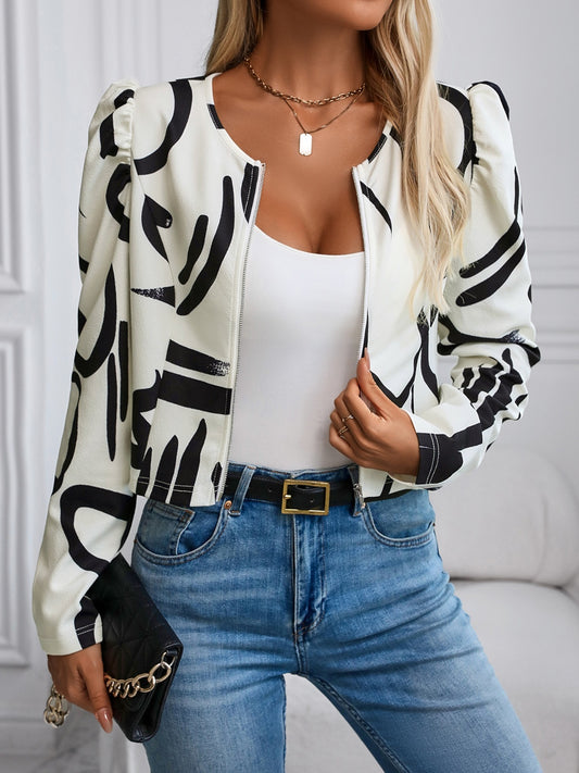 NicholesGifts Women Zip Up Long Sleeve Jacket NicholesGifts