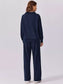 Relaxed Fit Quarter-Zip Top and Pants Set nicholesgifts
