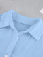 Texture Button Up Long Sleeve Shirt and Pants Set nicholesgifts