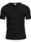 Men's Full Size Notched Short Sleeve T-Shirt Plus Size nicholesgifts