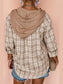 Drawstring Button Up Hooded Jacket nicholesgifts