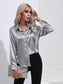 Collared Neck Buttoned Long Sleeve Shirt nicholesgifts