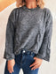Women Contrast Trim Detail Round Neck Sweater nicholesgifts