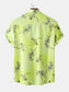 Men's Plus Size Short Sleeve Hawaiian Shirt nicholesgifts