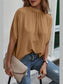 Tie Back Slit Half Sleeve Blouse nicholesgifts