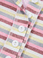 Exposed Seam Color Block Striped Patchwork Loose Henley Sweatshirt nicholesgifts