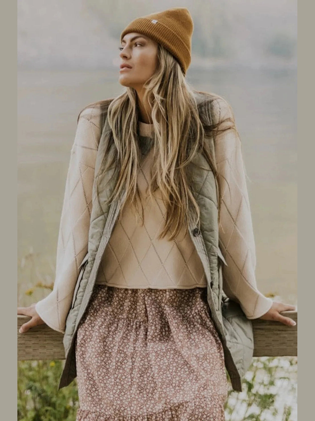 Button Up Pocketed Vest Coat nicholesgifts