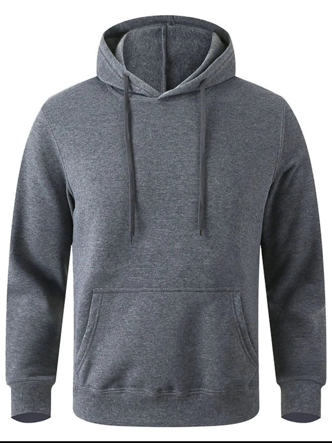 Men's Full Size Drawstring Long Sleeve Hoodie Plus Size NicholesGifts