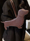 Dachshund Shaped Shoulder Bag nicholesgifts