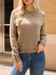 Crew Neck Long Sleeve Sweater nicholesgifts