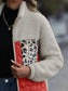 Leopard Color Block Zip-Up Jacket nicholesgifts