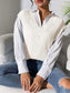 Pearl Trim V-Neck Sweater Vest nicholesgifts