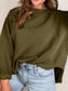 Ribbed Knit Oversized Sweatshirt nicholesgifts