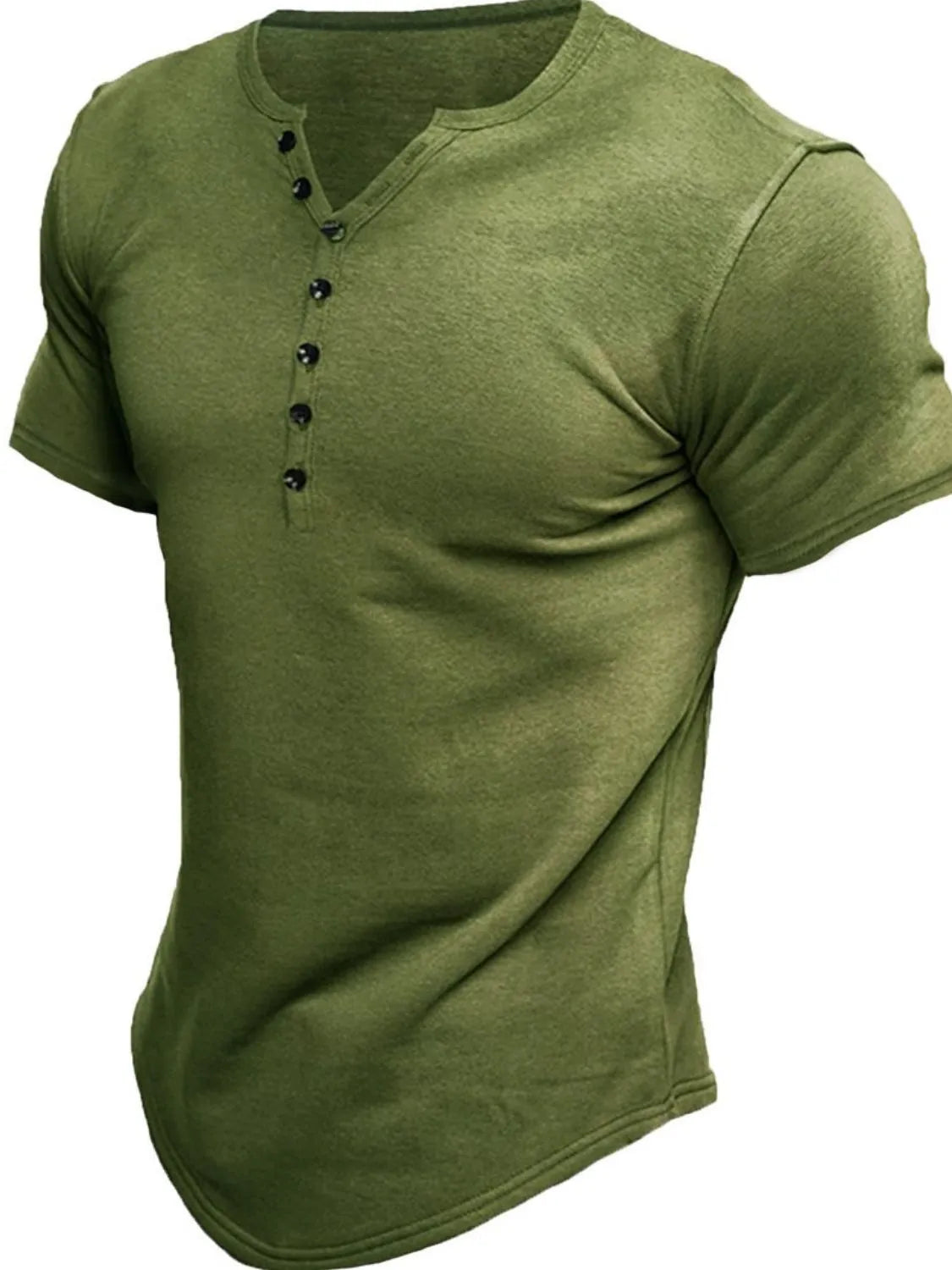Men's Button Detail Short Sleeve Polo NicholesGifts