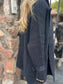 Full Size Texture Knit Longline Coat Plus Size nicholesgifts