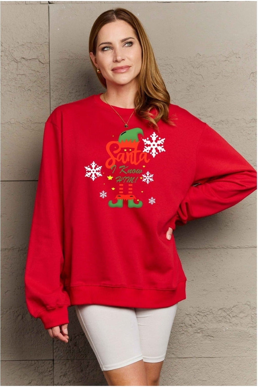Simply Love Full Size Graphic Round Neck Sweatshirt nicholesgifts