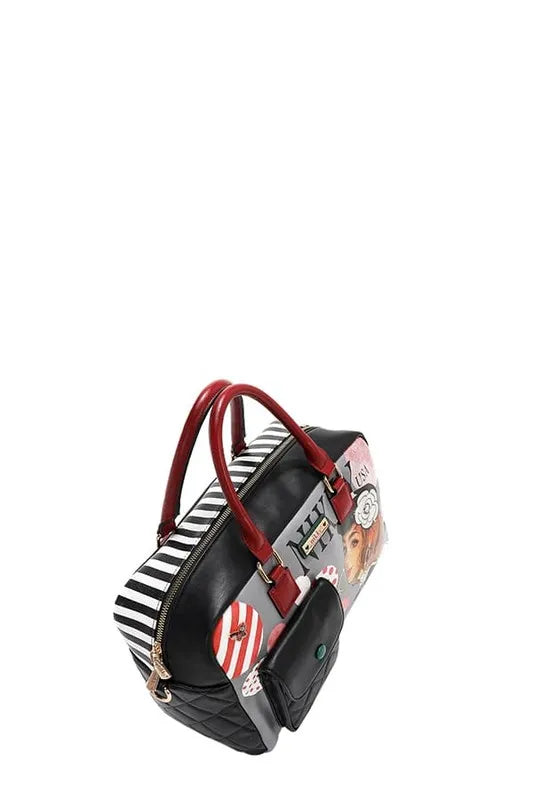 Nicole Lee USA Eco-Leather Boston Bag Trendsi
