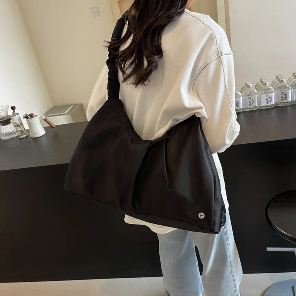 Ruched Large Tote Bag Trendsi