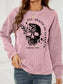 Women Skull Graphic Dropped Shoulder Sweatshirt nicholesgifts