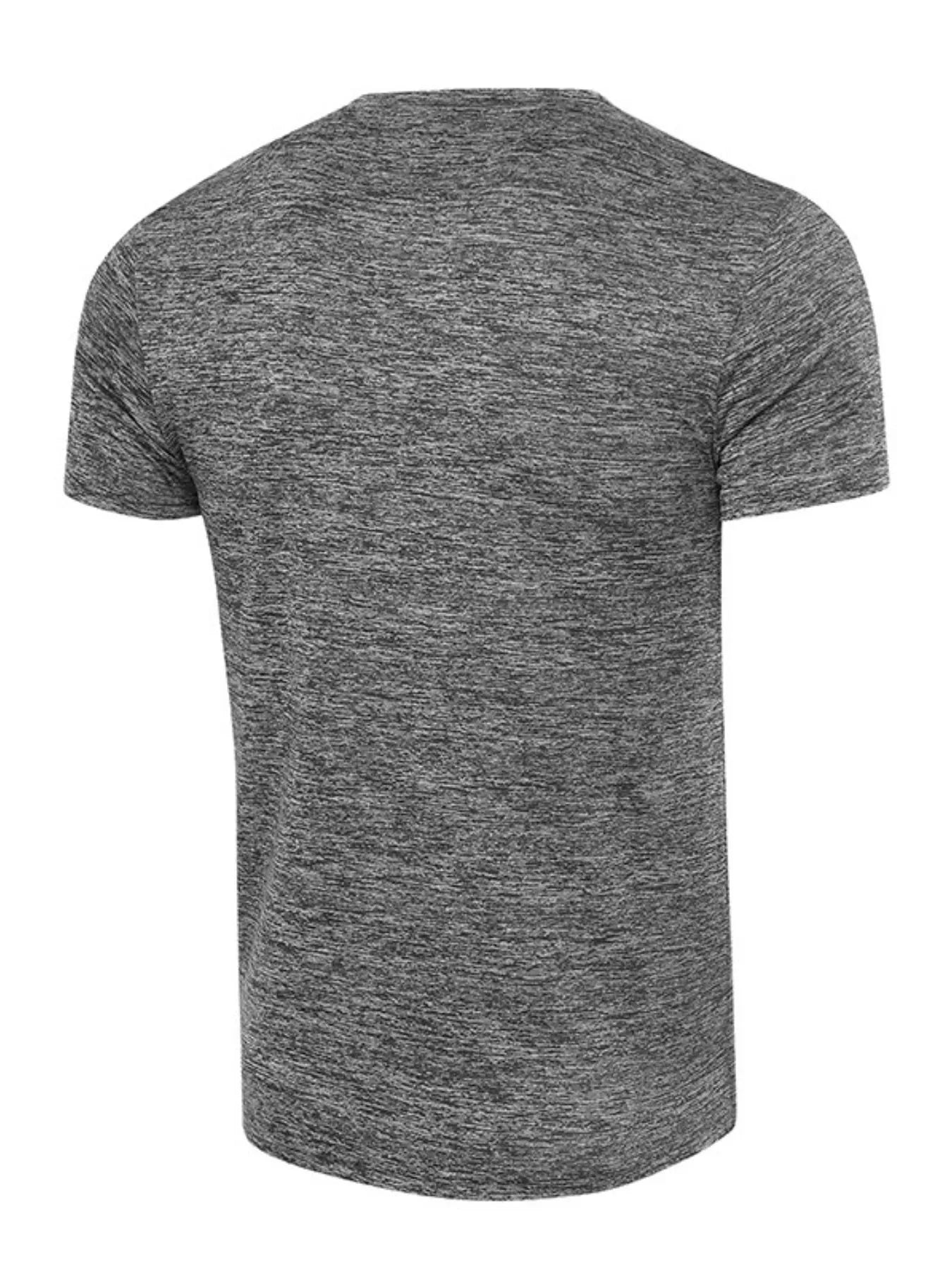 Men's Heathered Casual Round Neck T-Shirt NicholesGifts