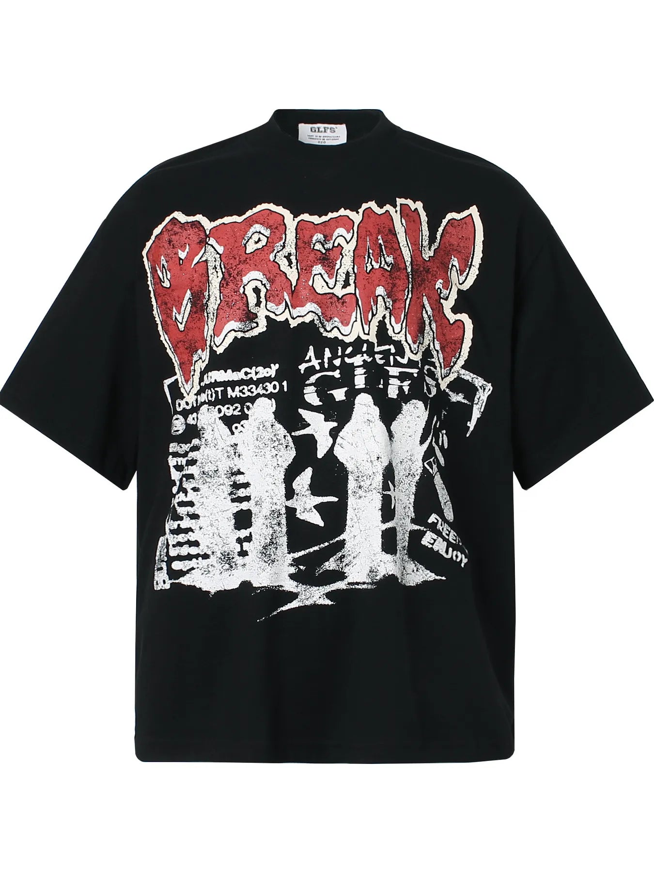 Men's Round Neck Short Sleeve Graphic T-Shirt Trendsi