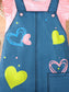 Children's Ruffle Sleeve Round Neck Dress nicholesgifts