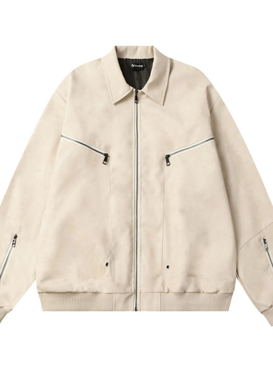 Men's Zip Up Long Sleeve Jacket Trendsi