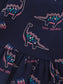 Girls and Toddler Girls Dinosaur Print Ruffle Hem Sweatshirt nicholesgifts